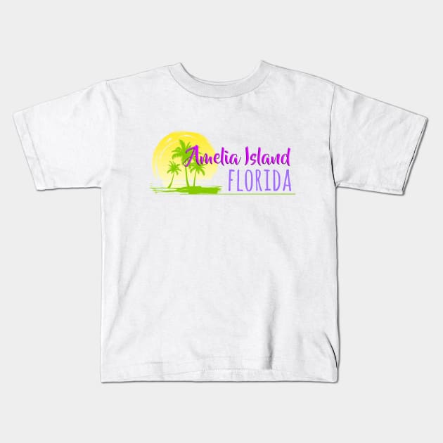 Life's a Beach: Amelia Island, Florida Kids T-Shirt by Naves